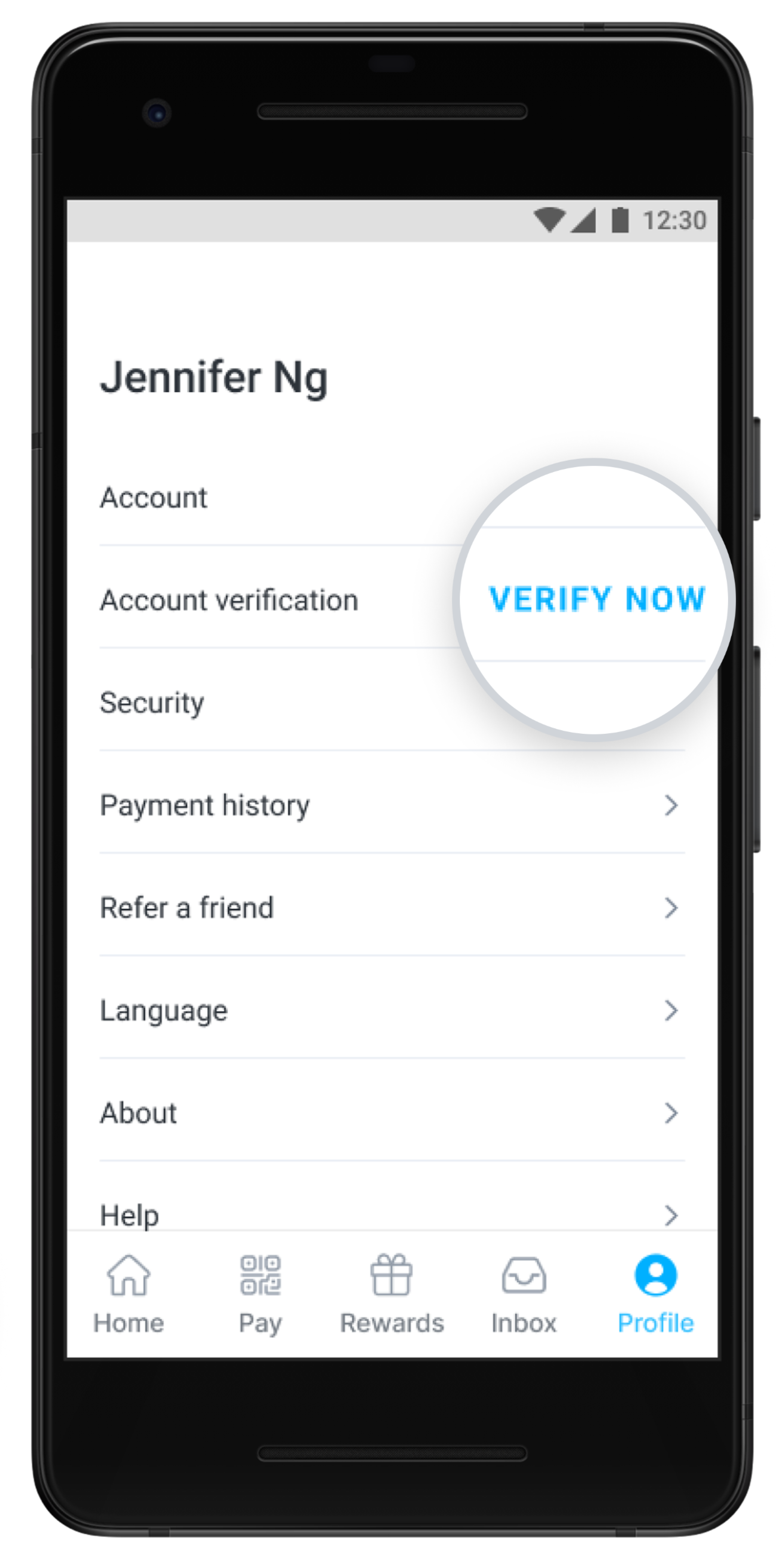 Setel Lite verify now