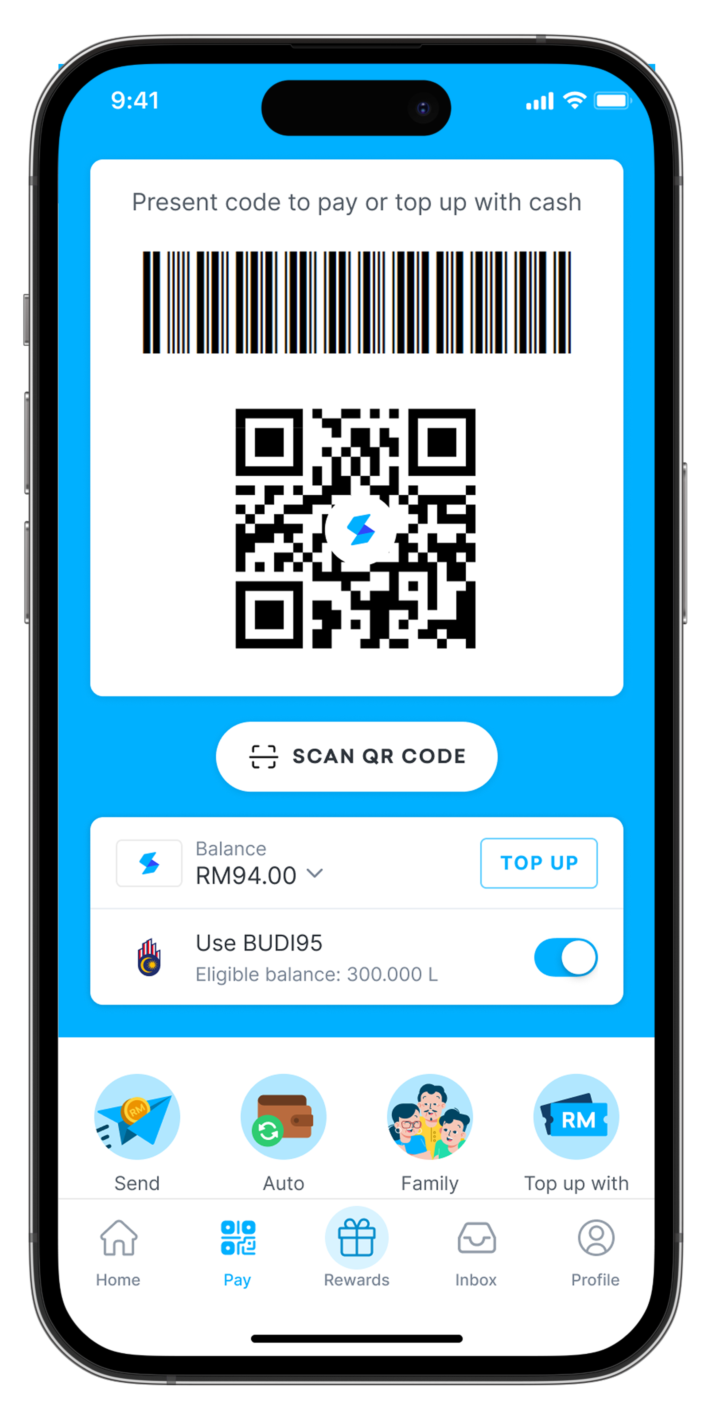 Setel app - step screen 2